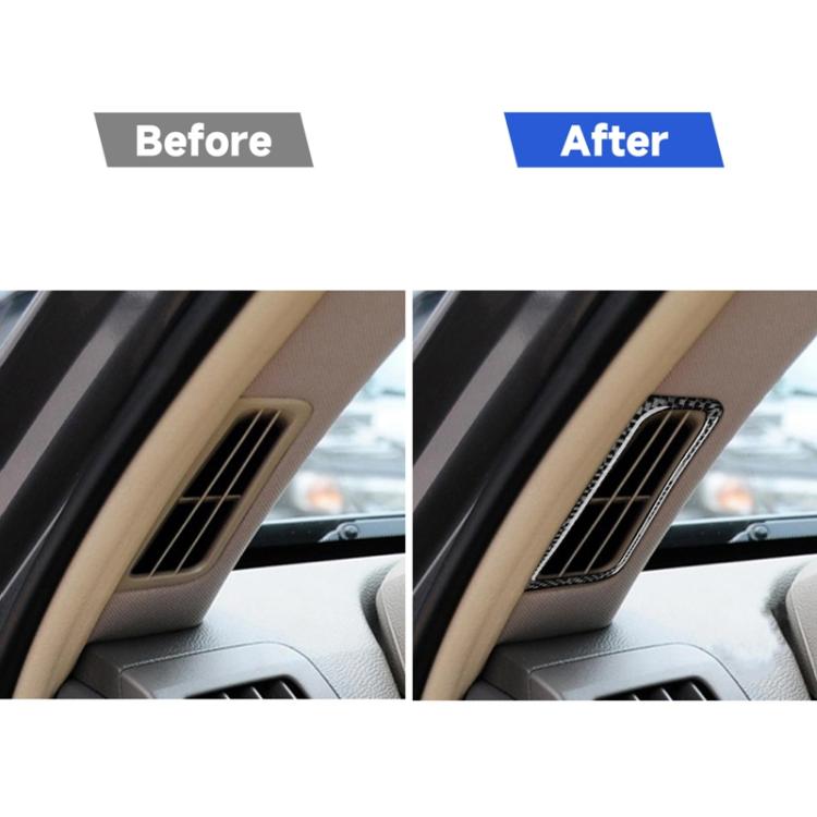 For Infiniti G35/G37/G25/Q60 2pcs /Set Universal Defogger Air Outlet Sticker For Left And Right Drive - Black