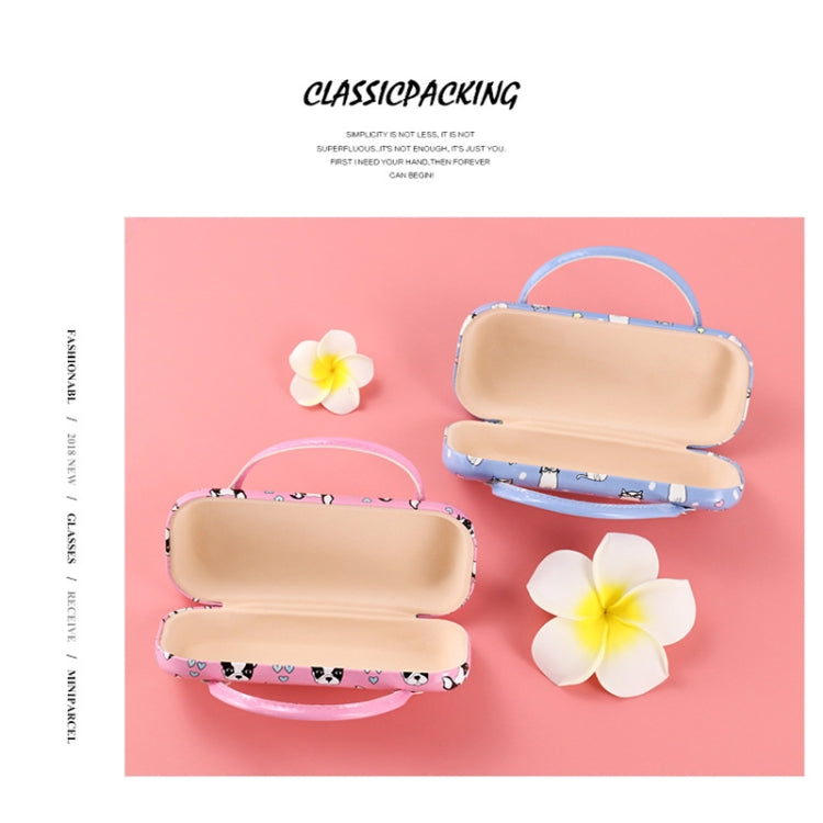 T2911 Cute Cartoon Anti-stress Handheld Children Glasses Box