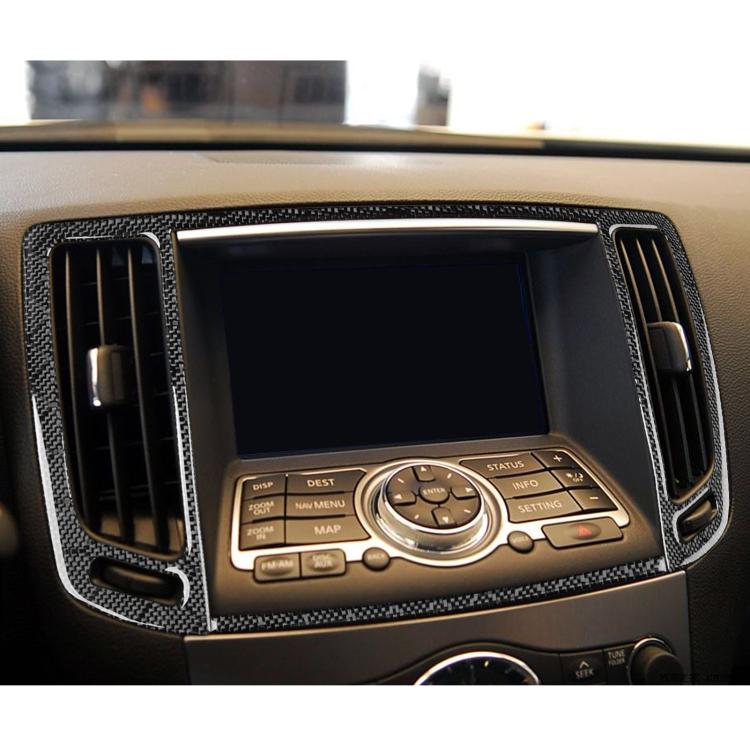 For Infiniti G35/G37/G25/Q60 2pcs/ Set Universal Central Air Outlet Sticker For Left And Right Drive - Black