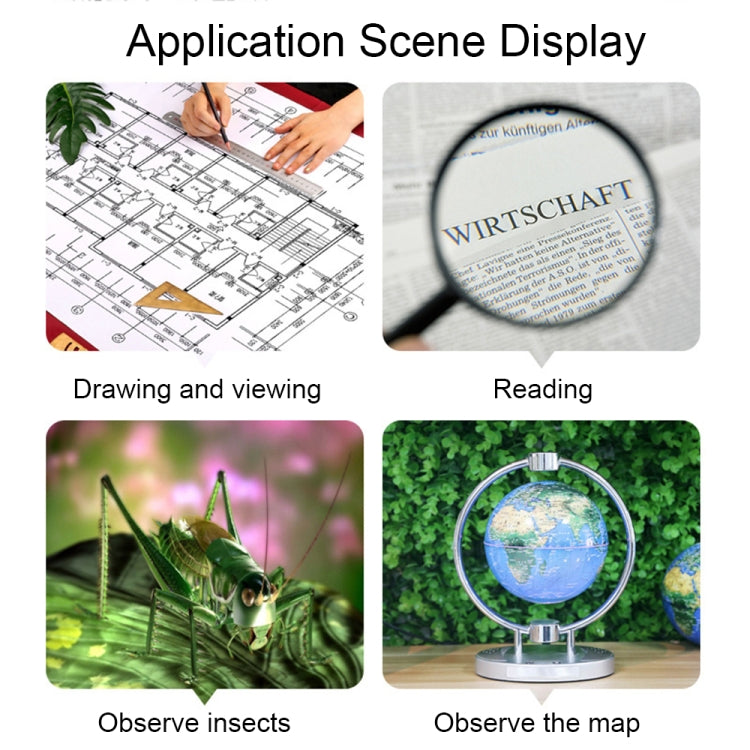TH-KC2108B 5X Handheld Insect Magnifier Outdoor Classroom Observation Box