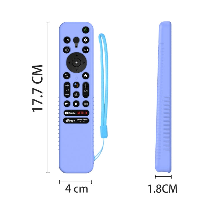 Y56 Voice Remote Silicone Anti-Fall Protective Case For Sony RMF-TX800U/C/P/T/900U