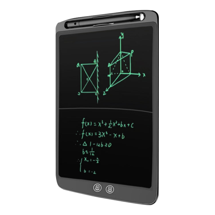 12 Inch Split-Screen LCD Handwriting Tablet Children Hand-Painted Drawing Tablet(Black)