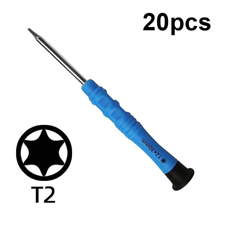 20pcs Mini Screwdriver Anti-Slip Mobile Phone Disassembly Maintenance Tools, Series: T2