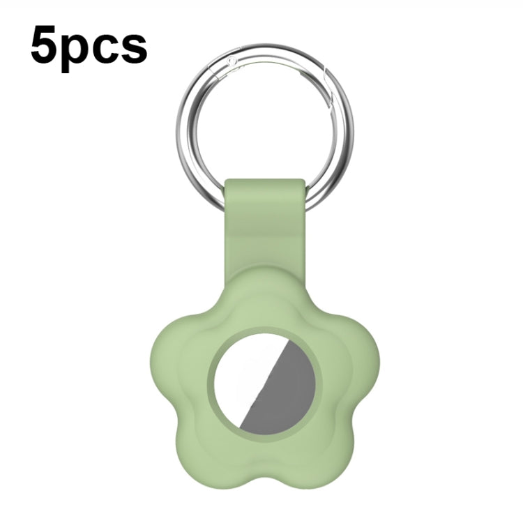 For AirTag 5pcs AT03 Tracker Case Positioning Anti-loss Device Storage Keychain Cover