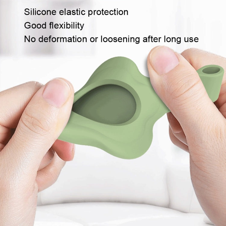 For AirTag 5pcs AT03 Tracker Case Positioning Anti-loss Device Storage Keychain Cover