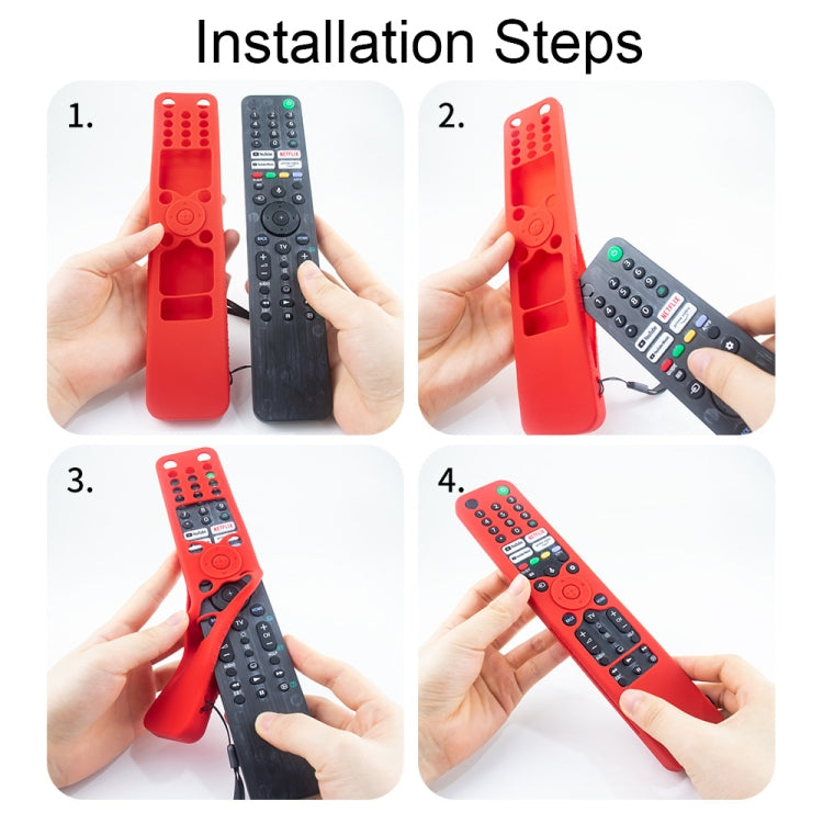 For Sony RMF/MG3-TX520U Y52 Voice Remote Anti-Drop Silicone Protective Cover