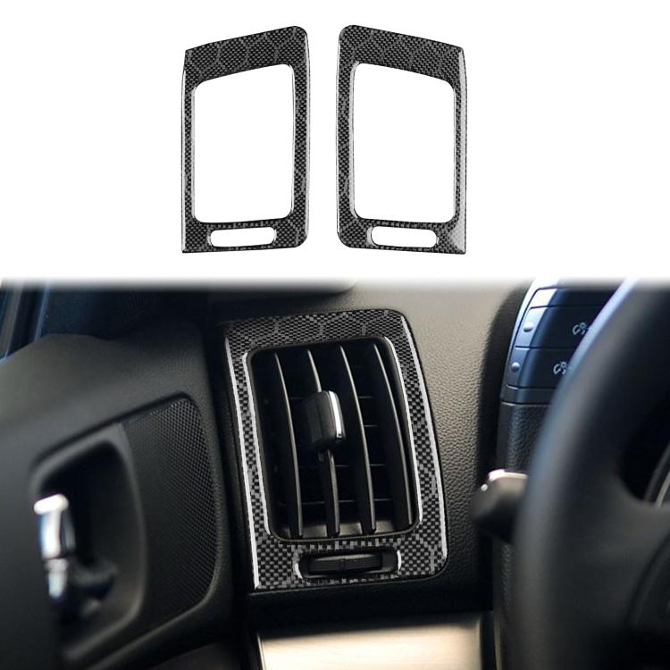 For Infiniti G35/G37/G25/Q60 2pcs /Set Universal Air Outlet Sticker For Left And Right Driving - Black