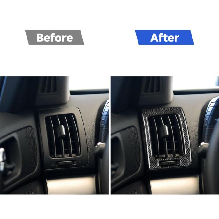 For Infiniti G35/G37/G25/Q60 2pcs /Set Universal Air Outlet Sticker For Left And Right Driving - Black