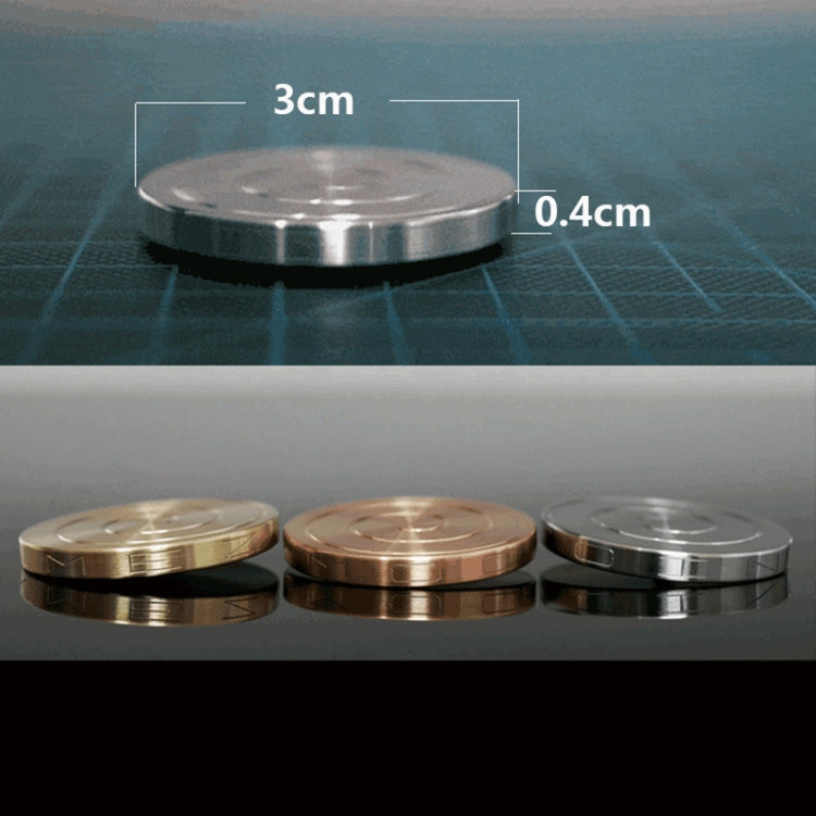 Mezmocoin Desktop Gyro Metal Transfer Coin, Style: Brass