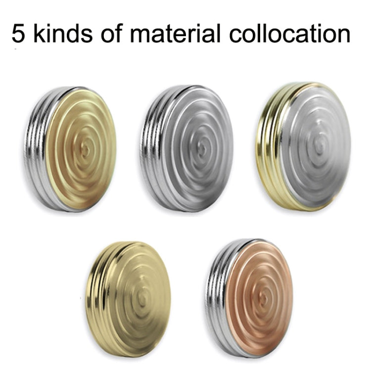 Mezmocoin Desktop Gyro Metal Transfer Coin, Style: Stainless Steel+Copper