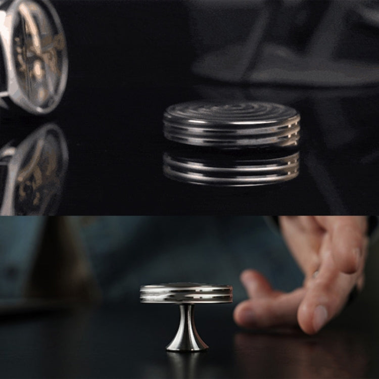 Mezmocoin Desktop Gyro Metal Transfer Coin, Style: Stainless Steel+Copper