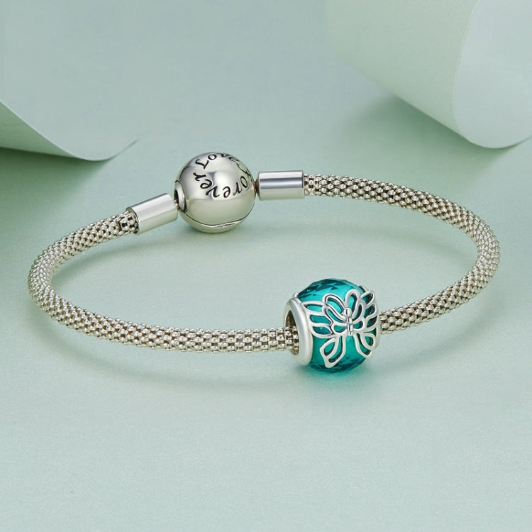 BSC761 S925 Sterling Silver Butterfly Hollow Insect Pattern Bracelet Beads