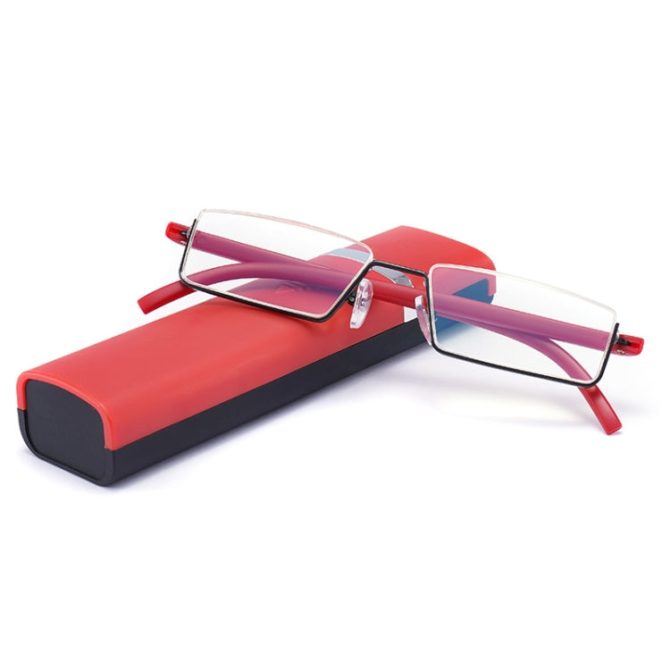 TR90 Seniors Clear Glasses With Portable Case Lightweight Presbyopic Glasses, Degree: +2.00