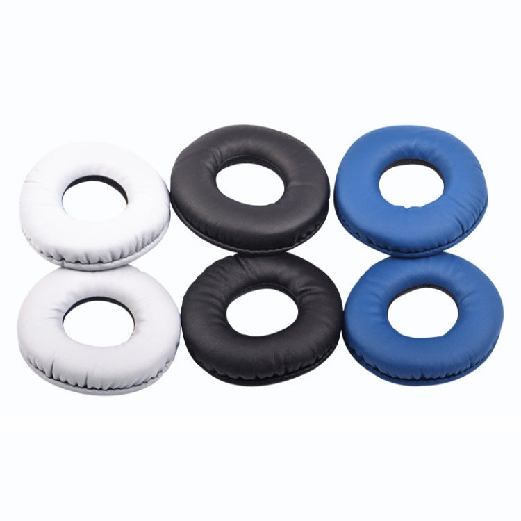 1pair Headphones Sponge Cover for Sony WH-CH500/510/ZX100/330, Spec: Leather Black