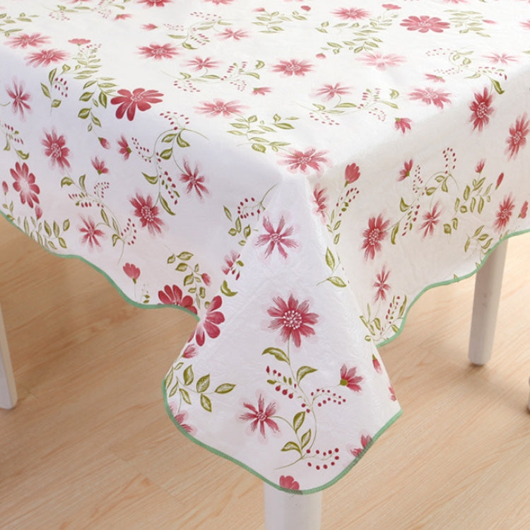 PEVA Oil&Water Resistant Coffee Table Tablecloth, Size:
