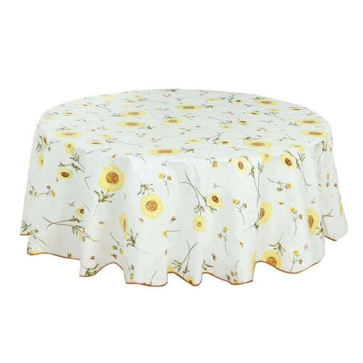 PEVA Oil&Water Resistant Coffee Table Tablecloth, Size:
