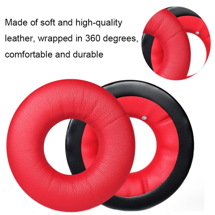 1pair Headset Sponge Cover for Sennheiser HD25-1II/25/25SP/25SP-II, Color: Red