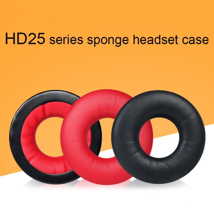 1pair Headset Sponge Cover for Sennheiser HD25-1II/25/25SP/25SP-II, Color: Yellow