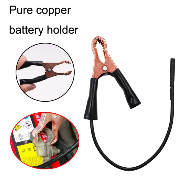 Pure Copper Battery Holder Car Leakage Detection Tool Measuring Leakage(Black)
