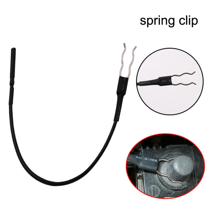 Pure Copper Battery Holder Car Leakage Detection Tool Measuring Leakage(Black)