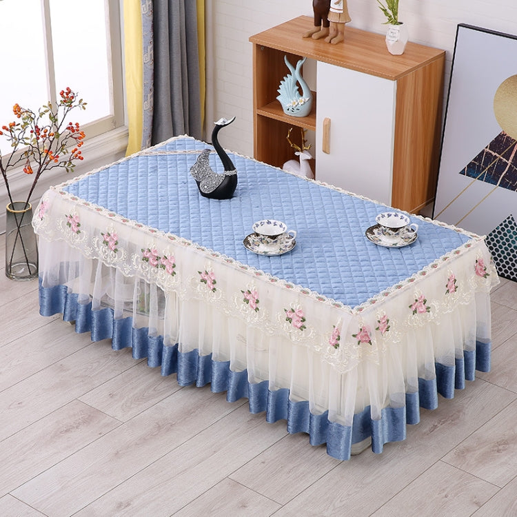 Simple Fabric Lace Rectangular Tablecloth, Size: