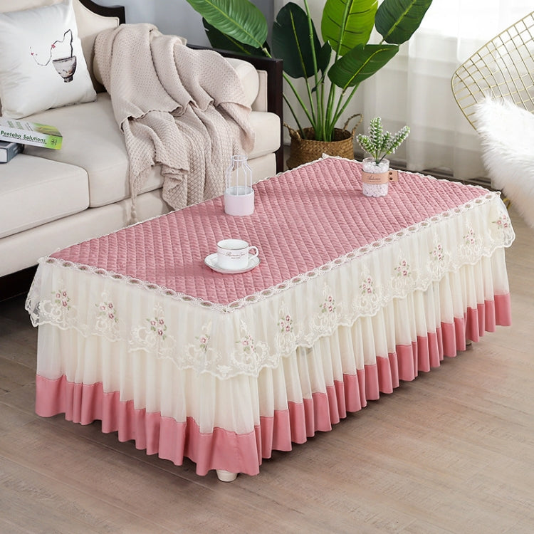 Simple Fabric Lace Rectangular Tablecloth, Size: