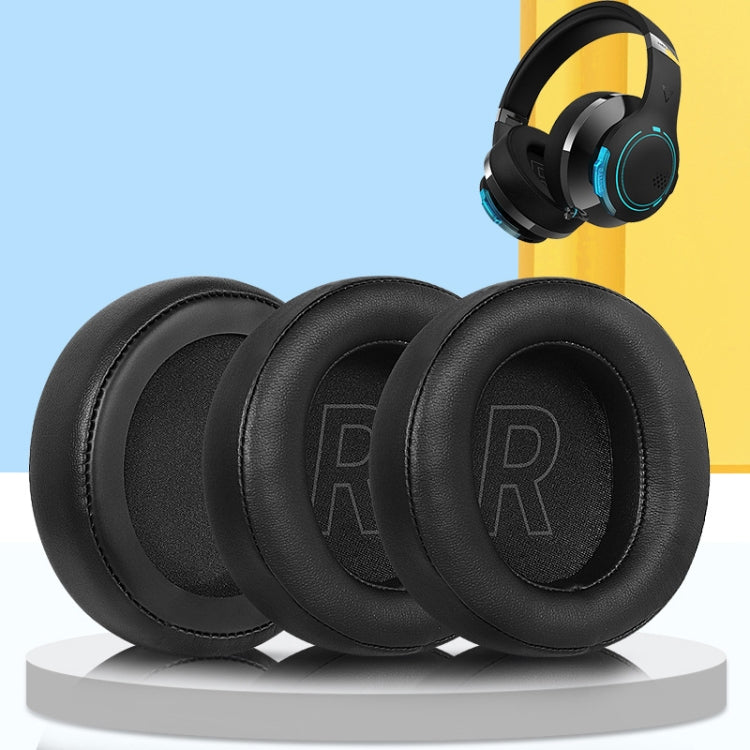 For Edifier G5BT 1pair Leather Headset Breathable Sponge Cover(Black)