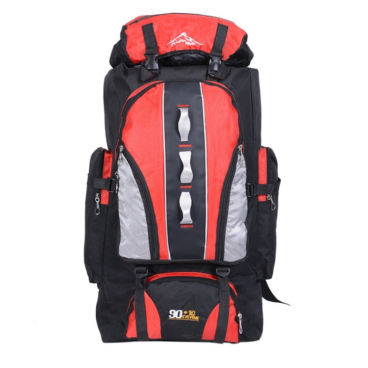 90L+10L  Multifunctional Outdoor Large Capacity Waterproof Nylon Hiking Bag