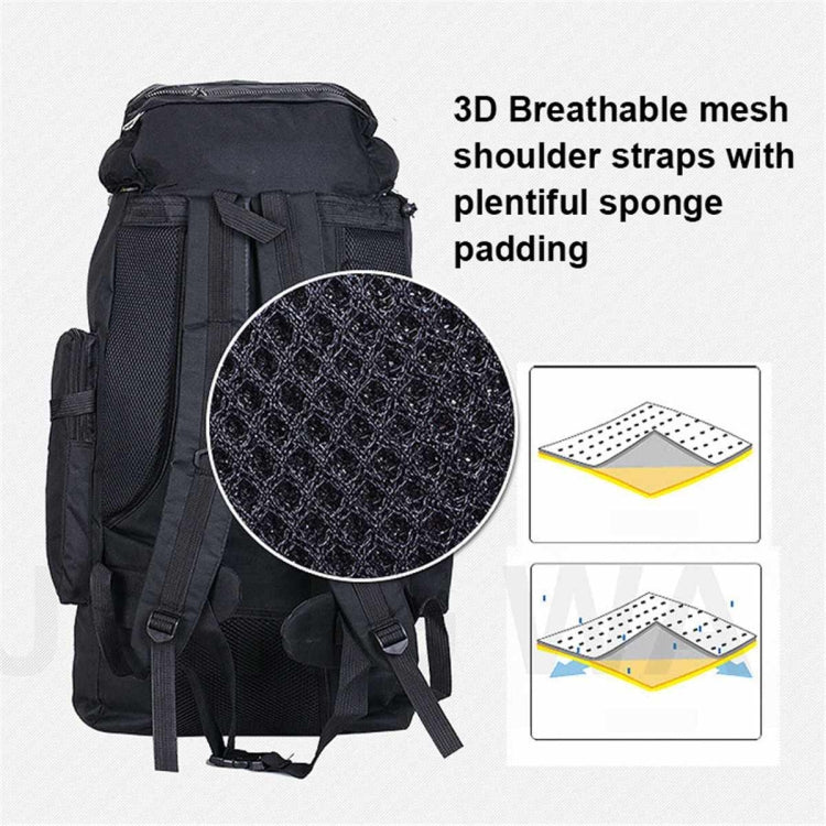 90L+10L  Multifunctional Outdoor Large Capacity Waterproof Nylon Hiking Bag