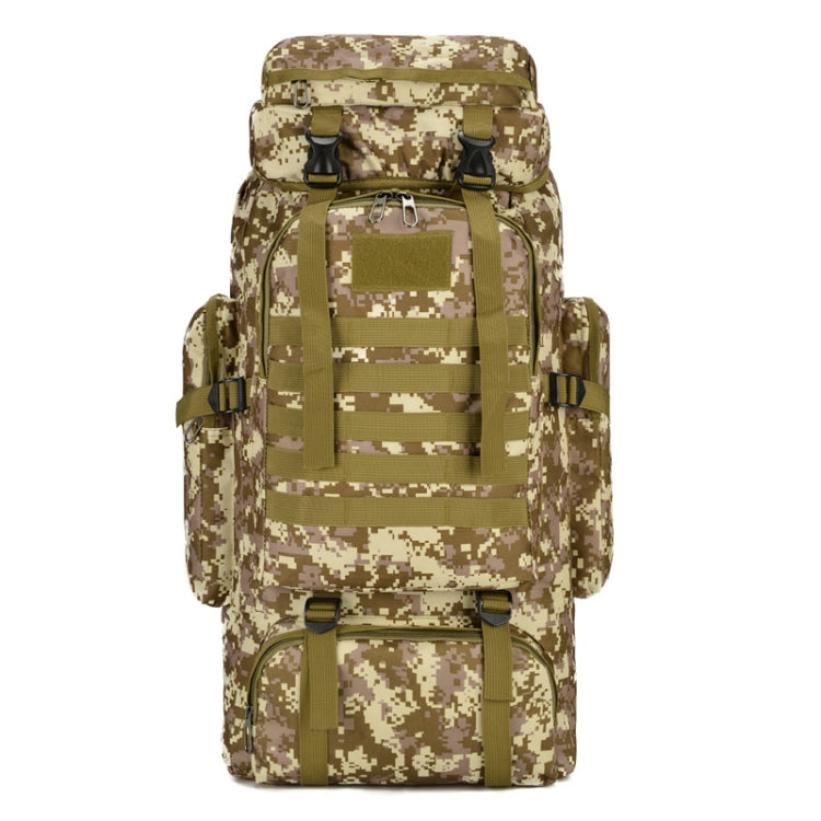 56-75L Large Capacity Travel Hiking Bag Waterproof and Scratch-resistant Backpack