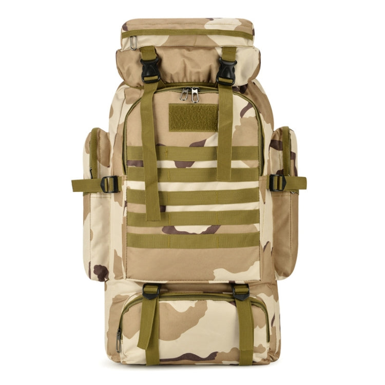 56-75L Large Capacity Travel Hiking Bag Waterproof and Scratch-resistant Backpack