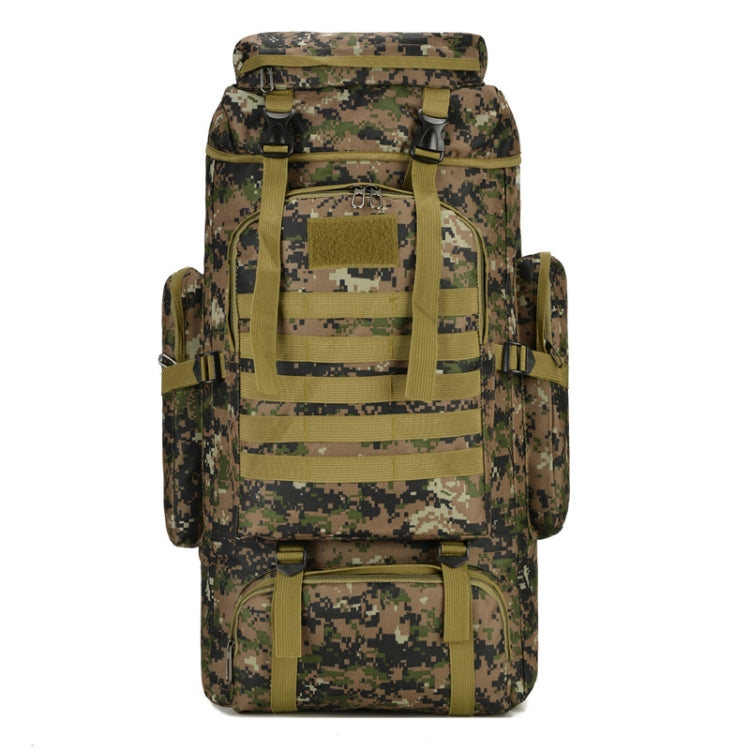 56-75L Large Capacity Travel Hiking Bag Waterproof and Scratch-resistant Backpack