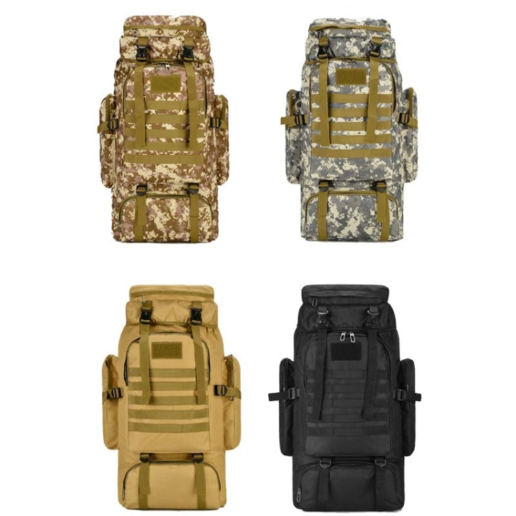 56-75L Large Capacity Travel Hiking Bag Waterproof and Scratch-resistant Backpack