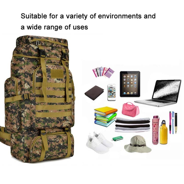 56-75L Large Capacity Travel Hiking Bag Waterproof and Scratch-resistant Backpack