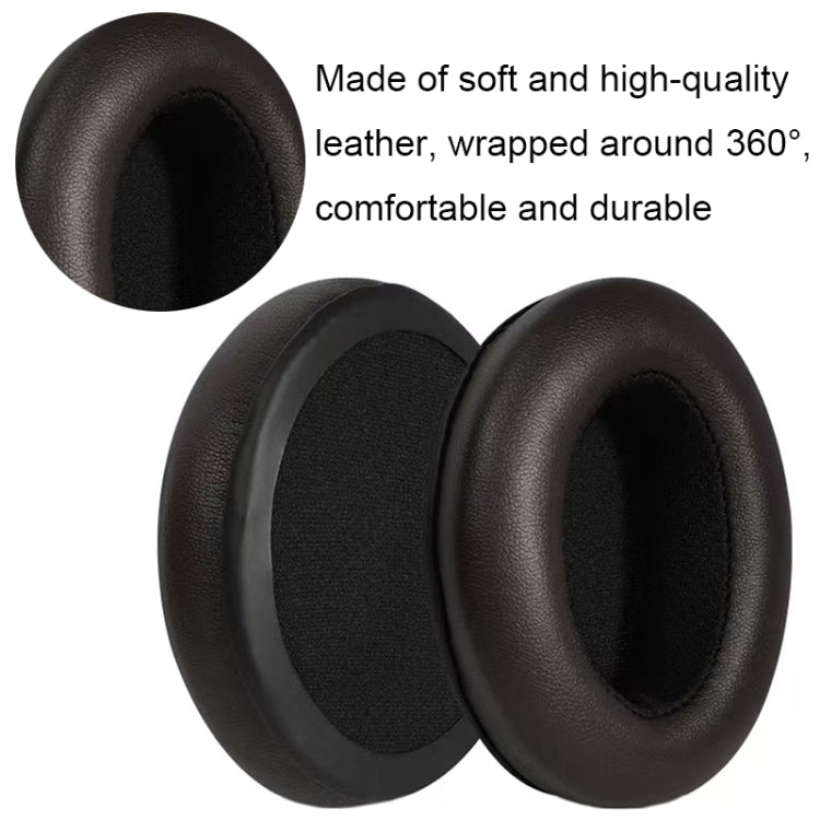 For Sennheiser Momentum 1pair Soft Comfortable Headset Sponge Cover, Color: Brown Protein