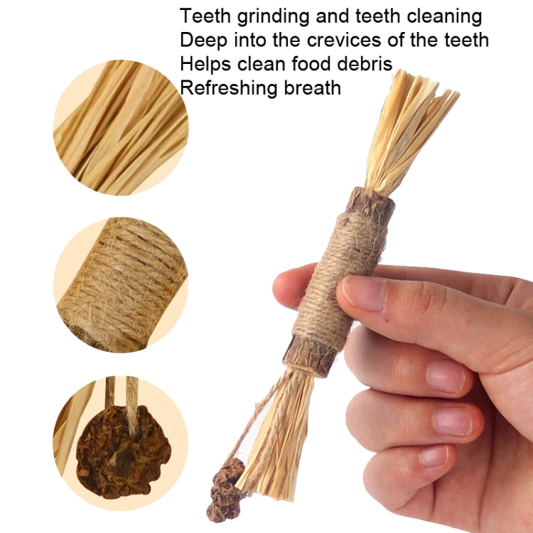 5pcs Cat Teething Stick Toy Teeth Cleaning Catnip Teasing Stick