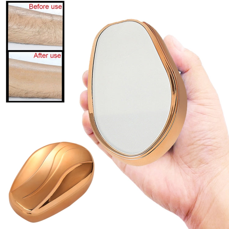 Nano Glass Manual Grinding Wool Implement Painless Without Skin Damage Washable Hair Removal Instrument