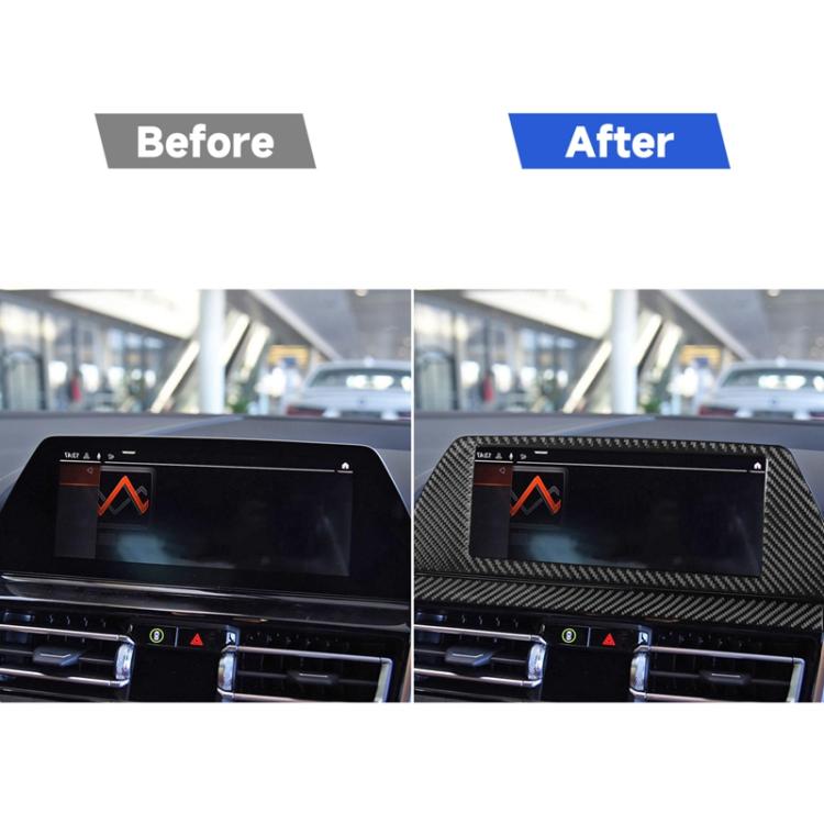 For 2019-2024 BMW 8 Series G14 Right-hand Drive 2pcs /Set Navigation Screen Frame Sticker