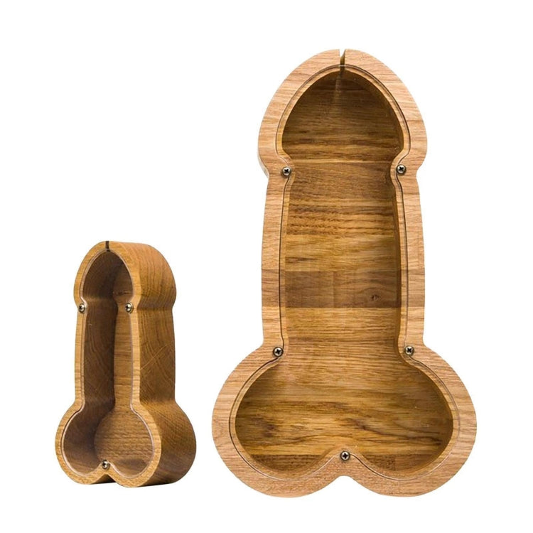 ZY-22083103 Wooden Fun Deposit Money Tank Crafts Decoration, Size: Small