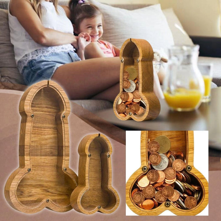 ZY-22083103 Wooden Fun Deposit Money Tank Crafts Decoration, Size: Large