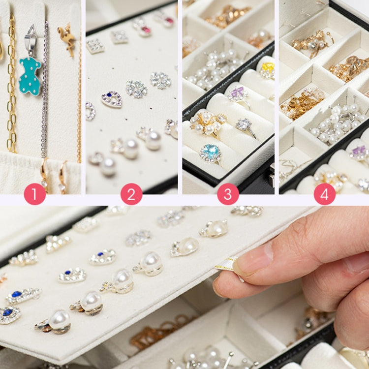 Large-Capacity Multi-Layer Jewelry Earring Storage Display Box