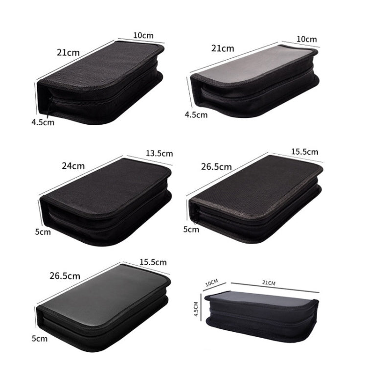 Zipper Storage Package Portable Multi-Function Tool Storage Bag, Style: B Leather+Canvas