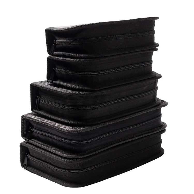 Zipper Storage Package Portable Multi-Function Tool Storage Bag, Style: F Leather+Canvas