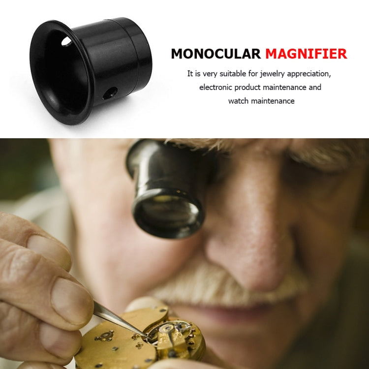 5pcs Eyepiece Magnifier Glass Lens Eyepiece Type Repair Magnifier, Times: 3X
