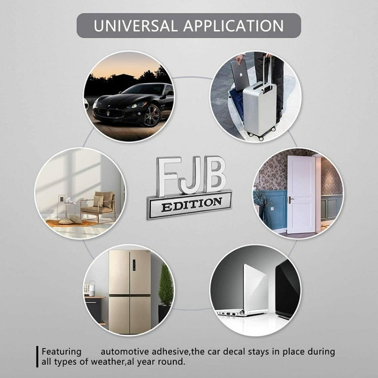 5pcs Car Body Rear Modification Plate Label