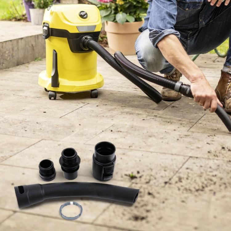 For Karcher WD Series 4pcs /Set Hose Fittings - Black