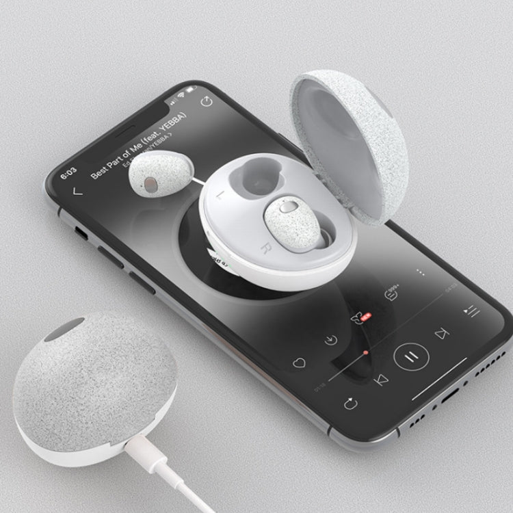 T2S HIFI Sound Quality Wireless Mini Sports Bluetooth Headphones(White)