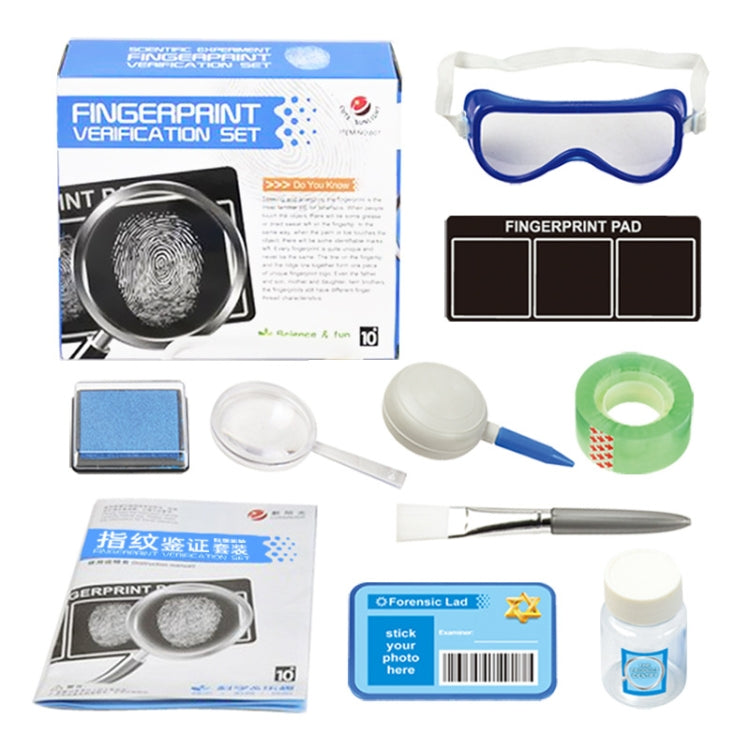 Fingerprint Verification Set Toys Science Experiments Intellectual Toys