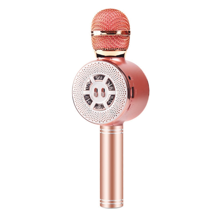 WS-669 Multifunctional RGB Light Effect Wireless Bluetooth Microphone with Audio Function