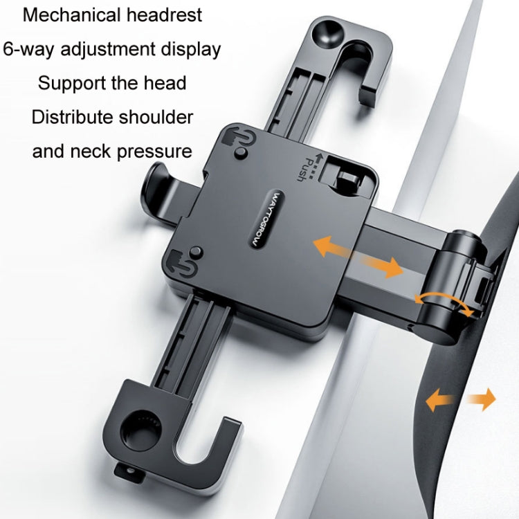 A09 5D Car Universal Adjustment U-shaped Memory Foam Headrest, Color: Black